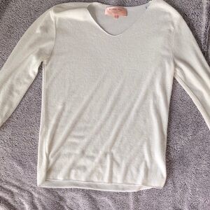 Scandal Italy white long sleeve top